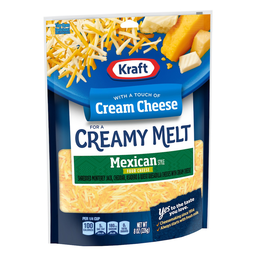 Mexican Style Four Cheese with a Touch of Cream Cheese