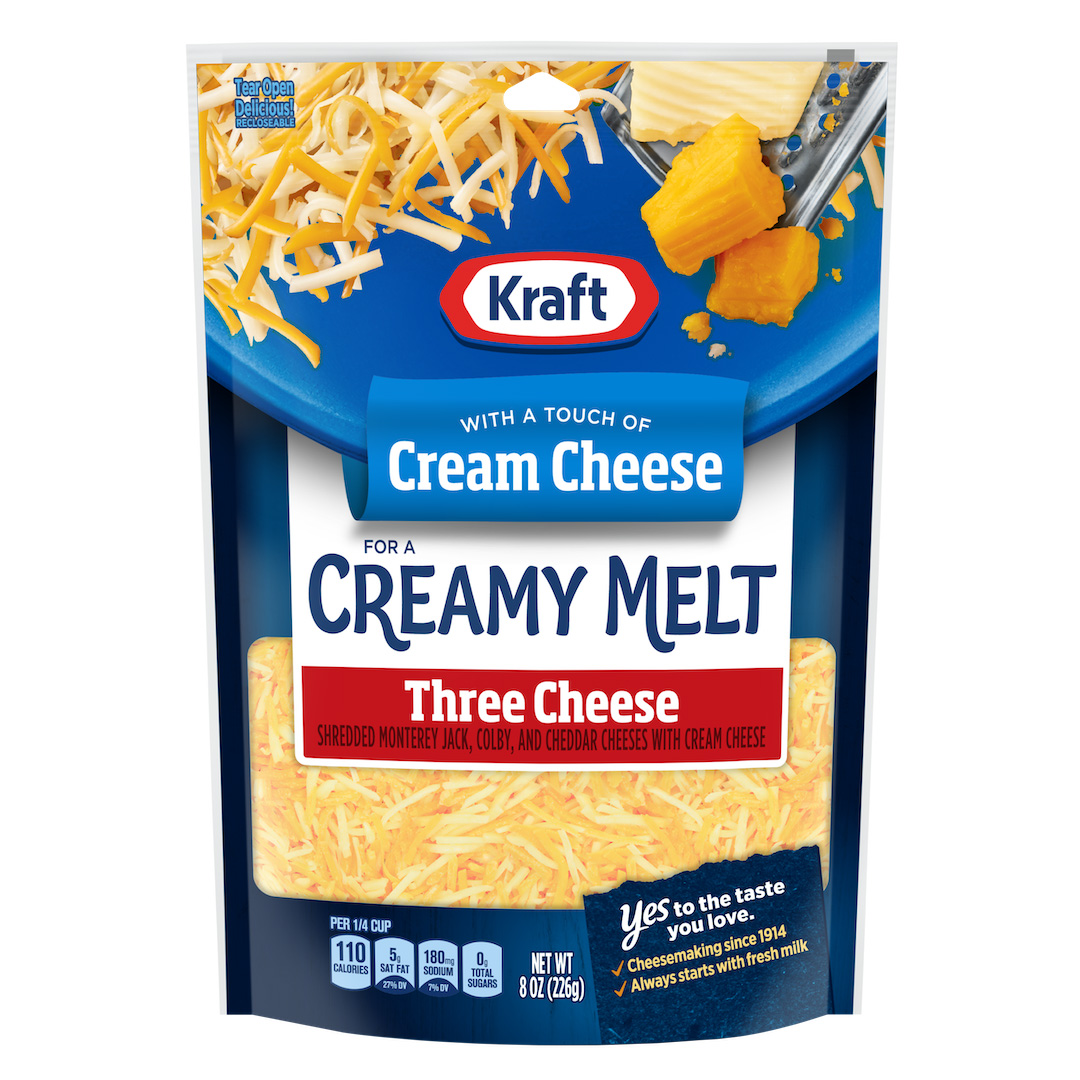 Three Cheese with a Touch of Cream Cheese