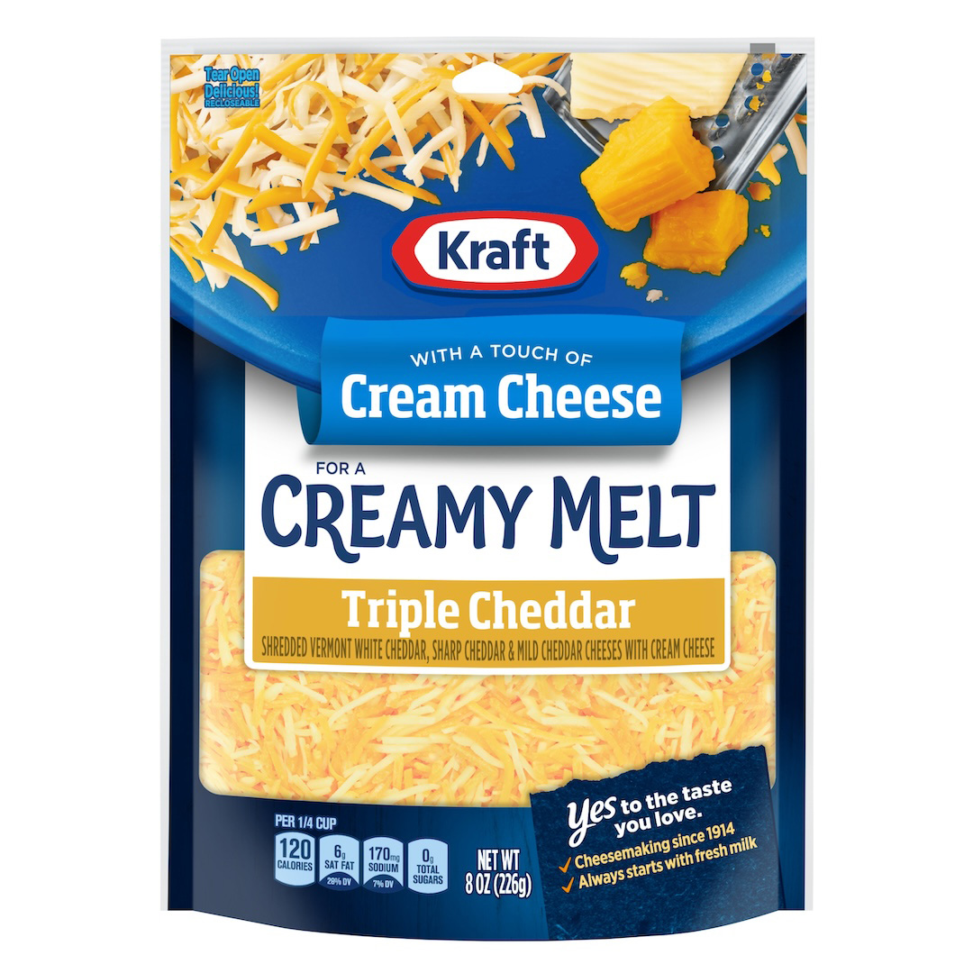 Triple Cheddar with a Touch of Cream Cheese