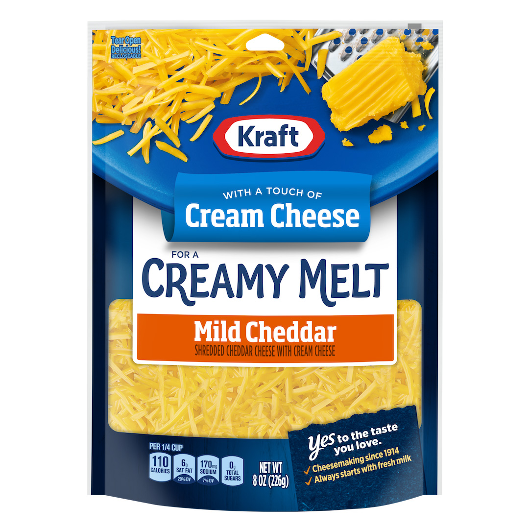 Mild Cheddar with a Touch of Cream Cheese