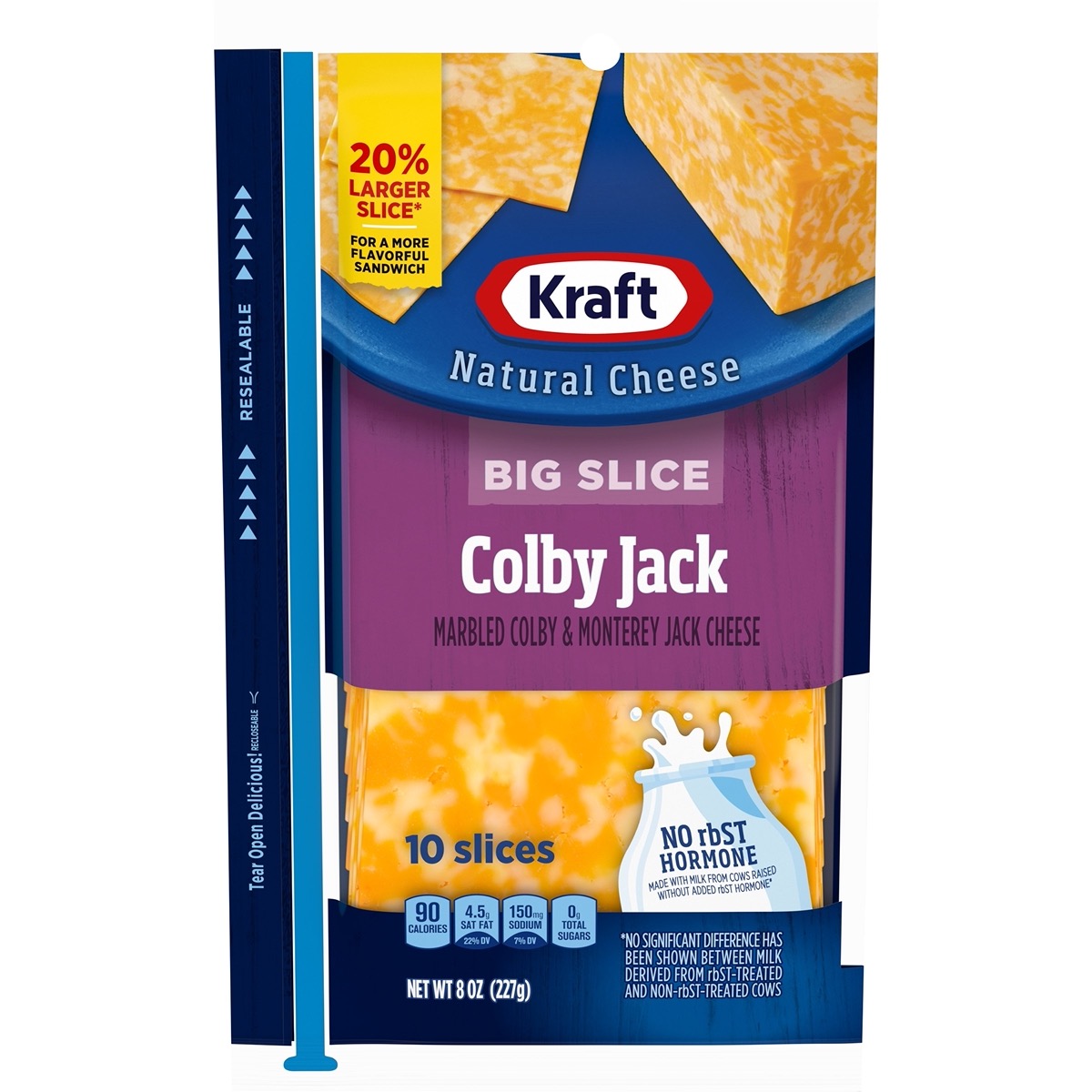 Natural Sliced Cheese - Kraft Natural Cheese