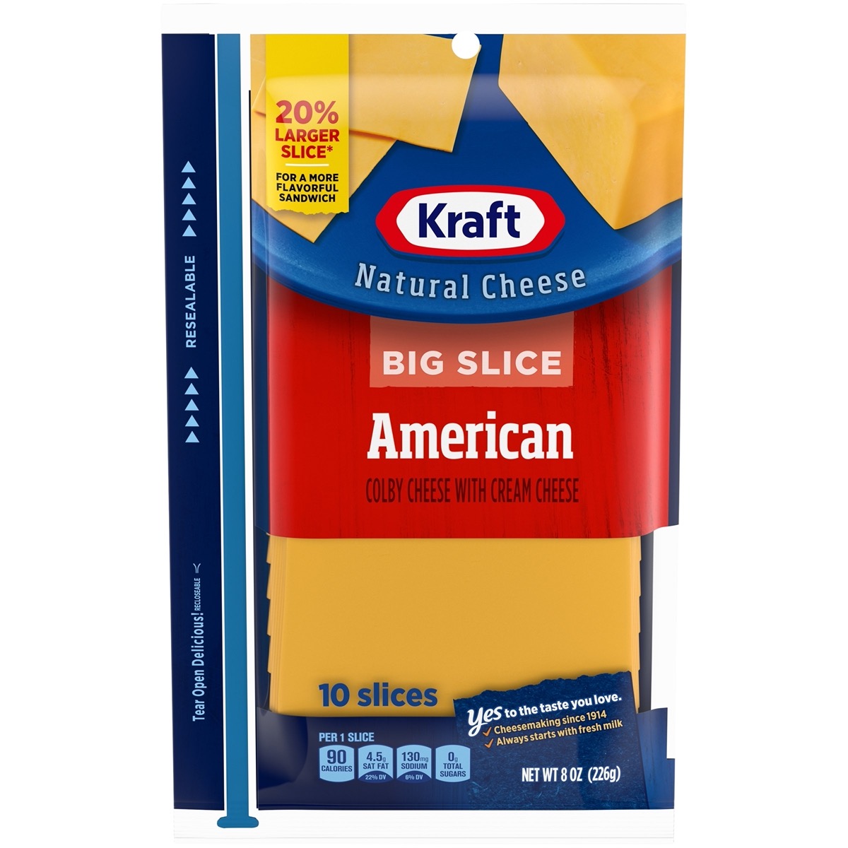 Big Slice American - Kraft Natural Cheese