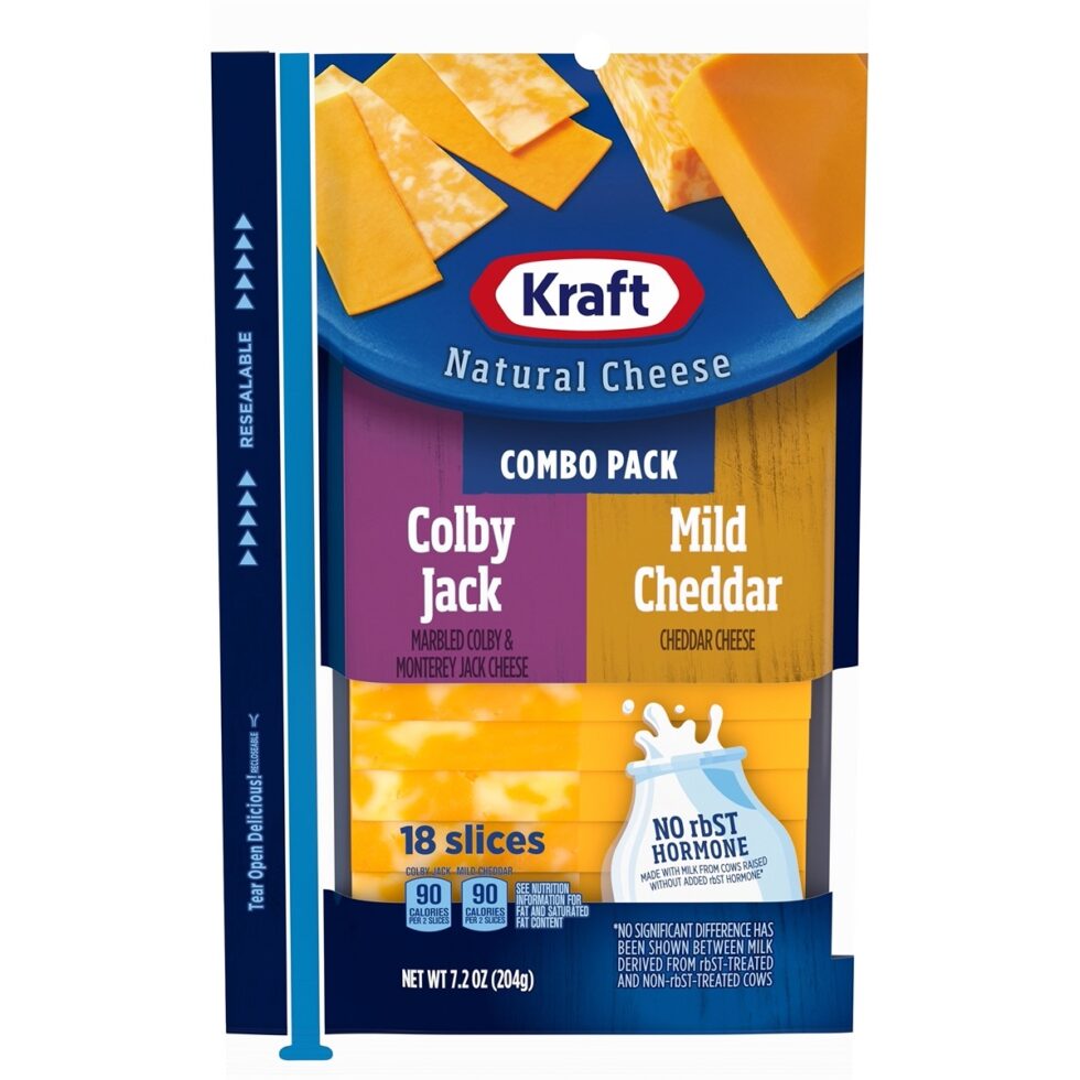 Colby Jack & Mild Cheddar Combo Pack Kraft Natural Cheese