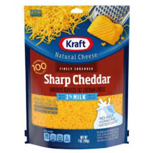 Sharp Cheddar Shredded 2% Milk