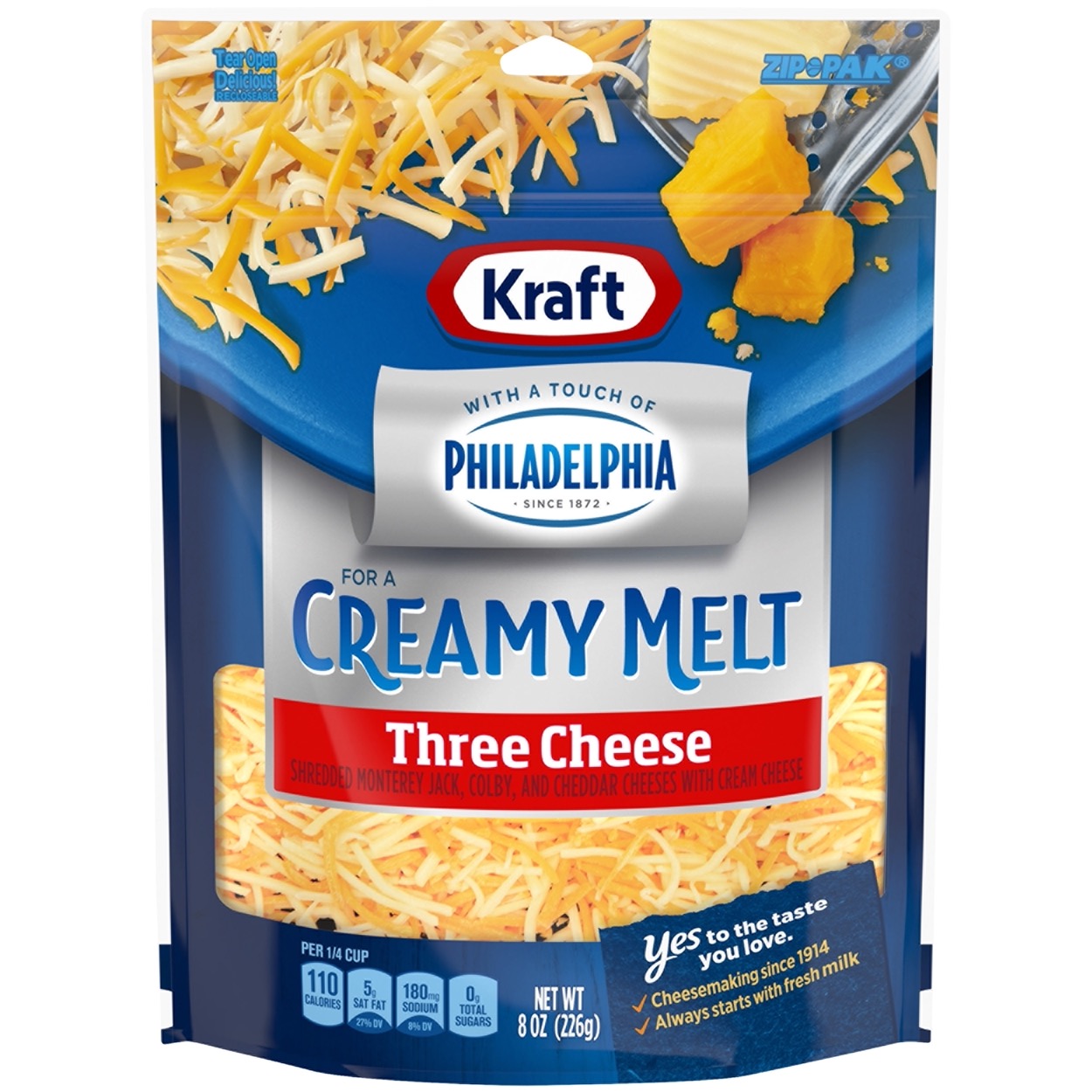 Three Cheese with Philadelphia Cream Cheese