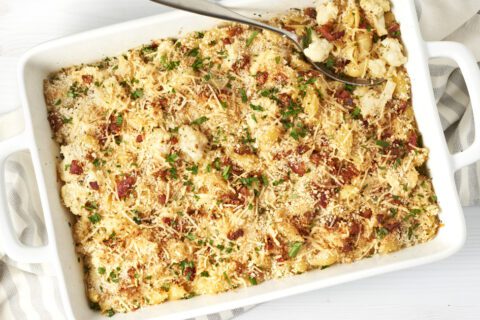 Cauliflower-and-Parmesan Pasta Bake - Kraft Natural Cheese
