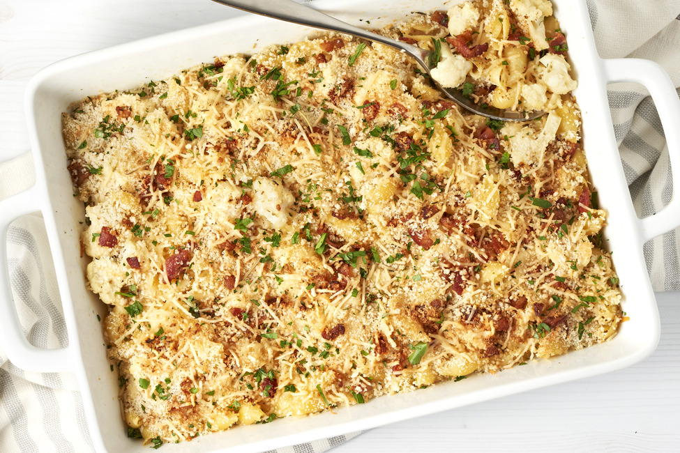 Cauliflower-and-Parmesan Pasta Bake