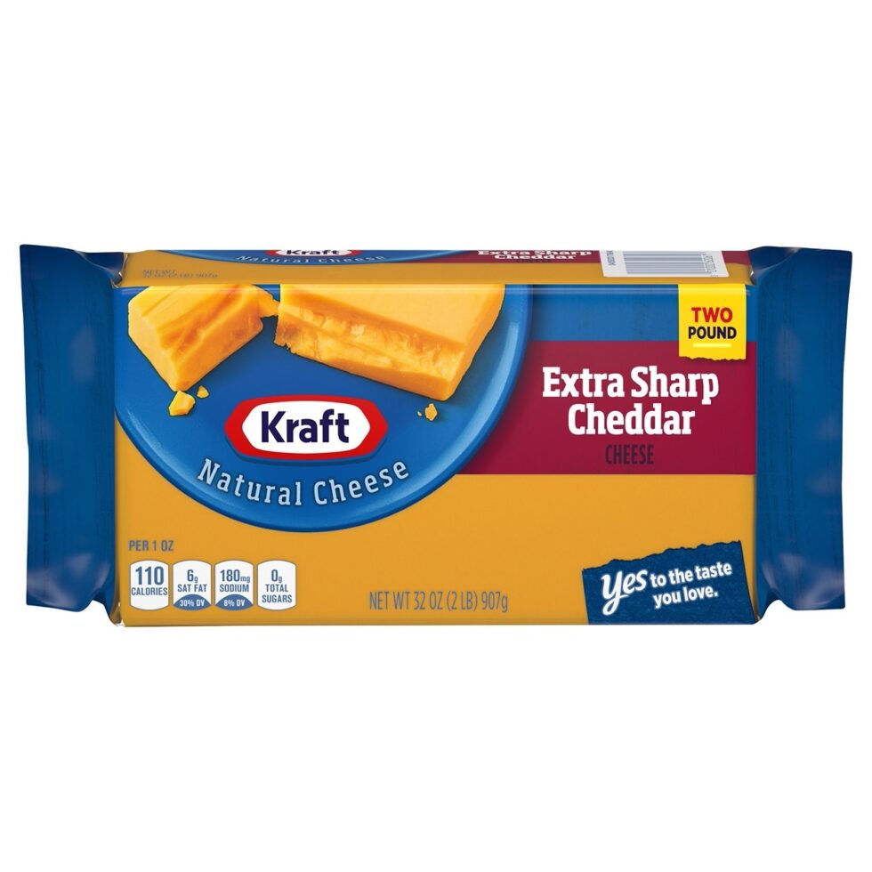 Extra Sharp Cheddar Kraft Natural Cheese
