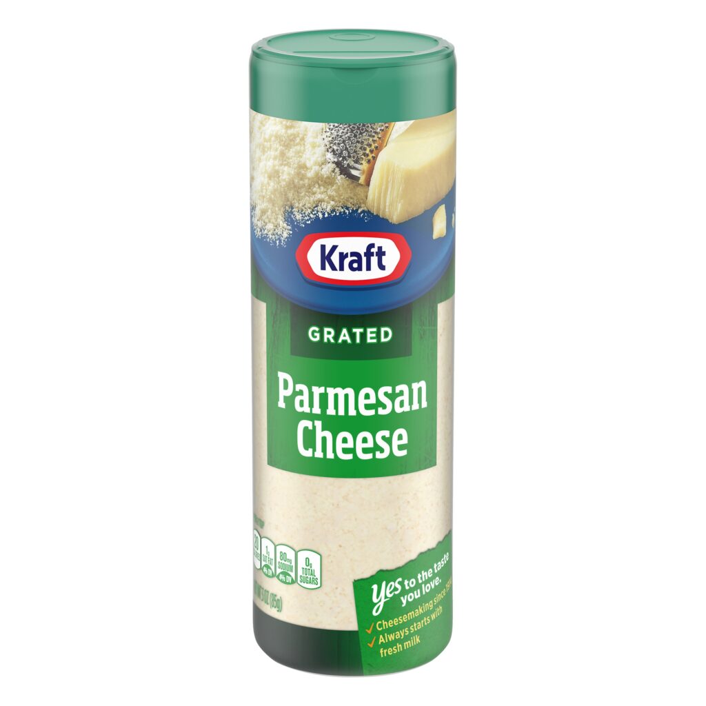 Grated cheese container