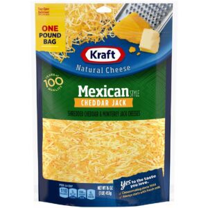 Mexican cheddar jack shredded