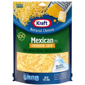 Mexican cheddar jack shredded