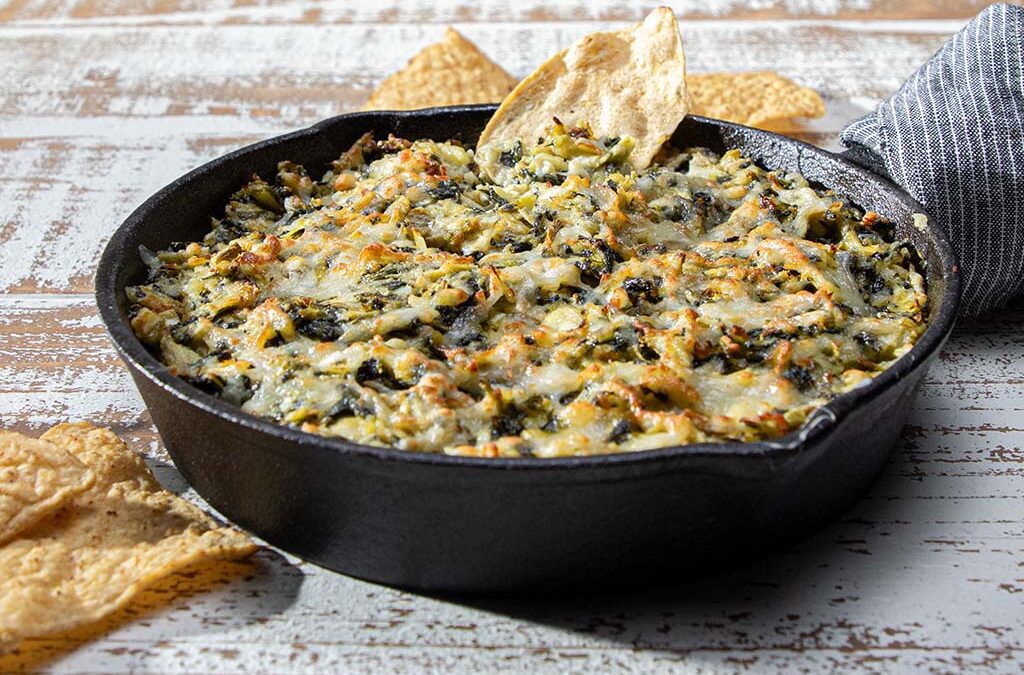 Easy Spinach Artichoke Dip with Cheese