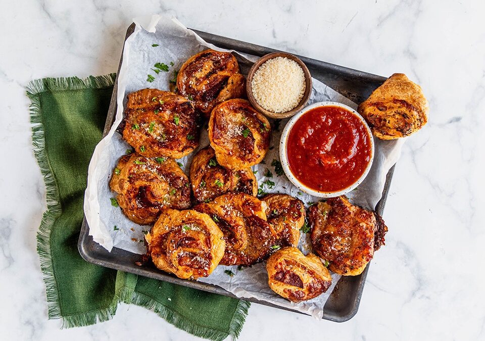 Pepperoni Pizza Wheels