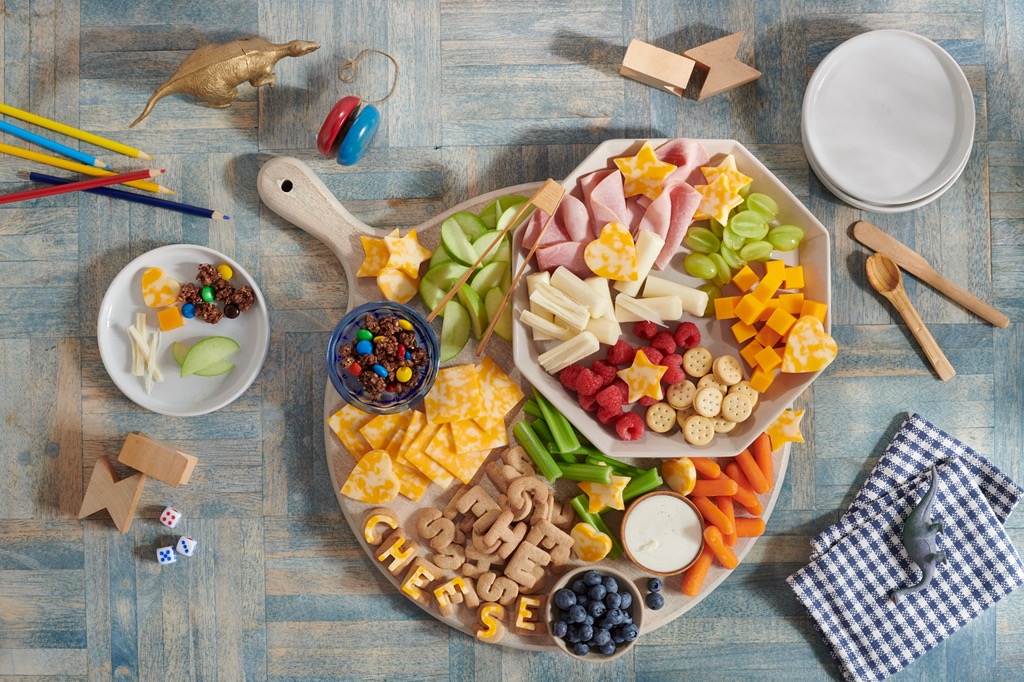 Kid Friendly Cheese Board