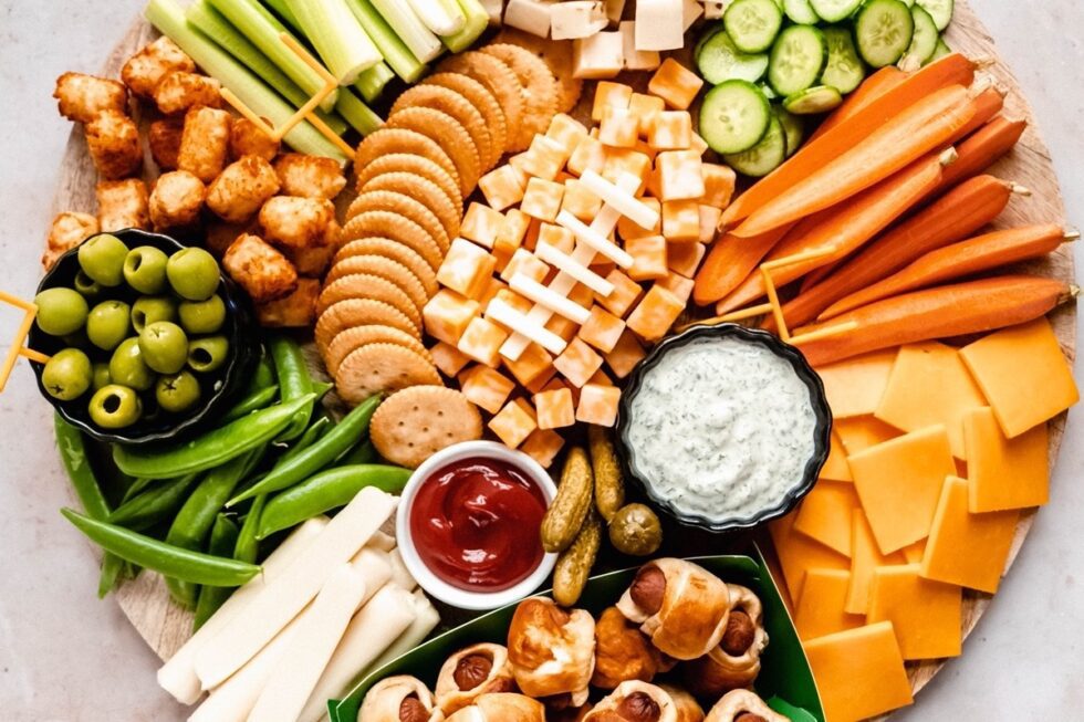 Football Charcuterie Board Kraft Natural Cheese