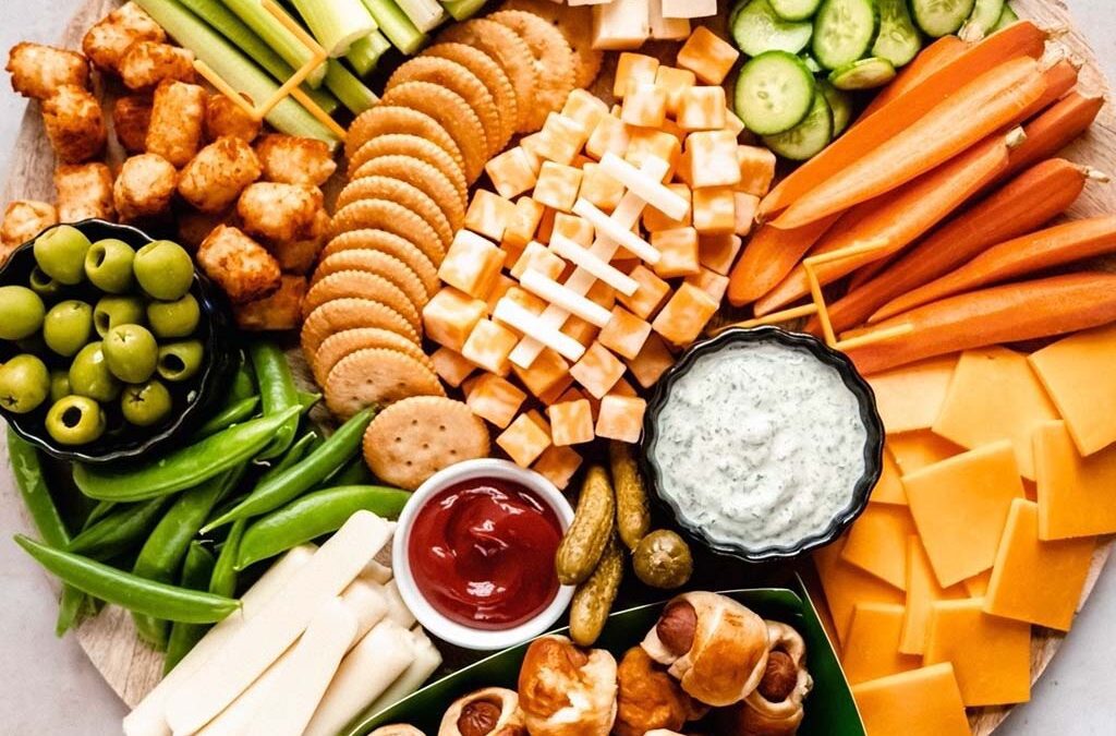 Football Charcuterie Board