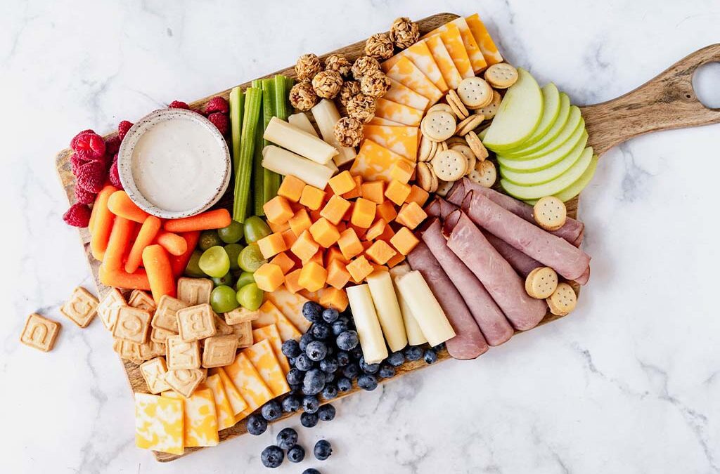 Kid Friendly Cheese Board