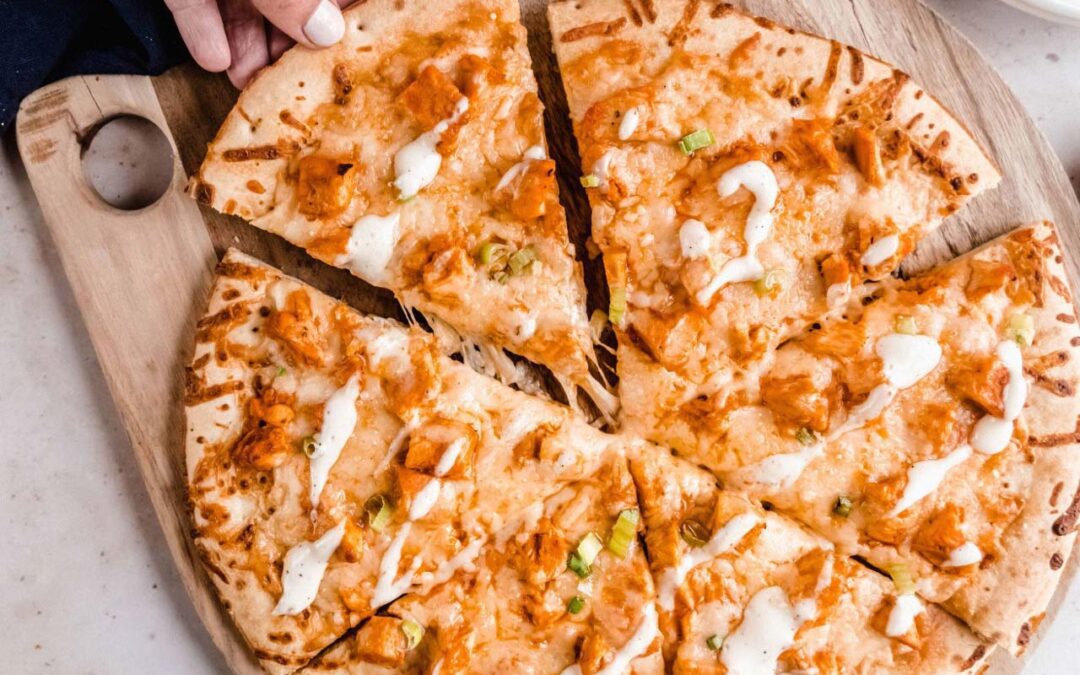 Buffalo Ranch Chicken Pizza