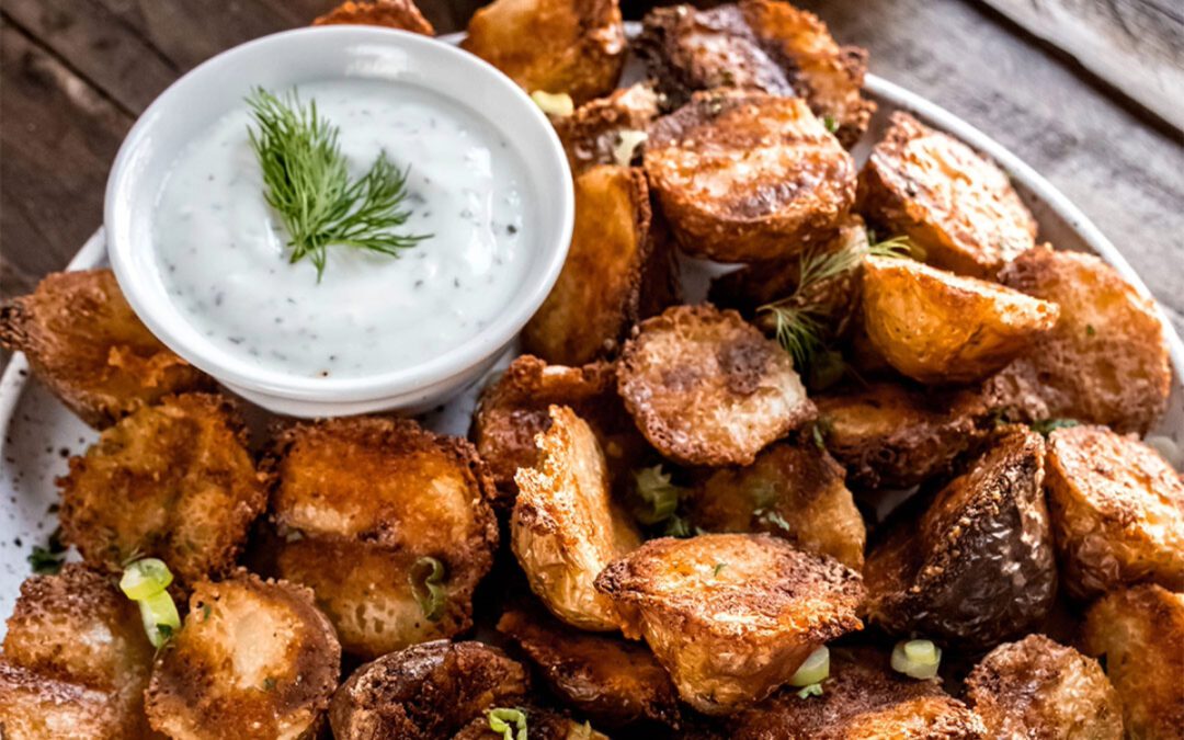 Crispy Parmesan Potatoes