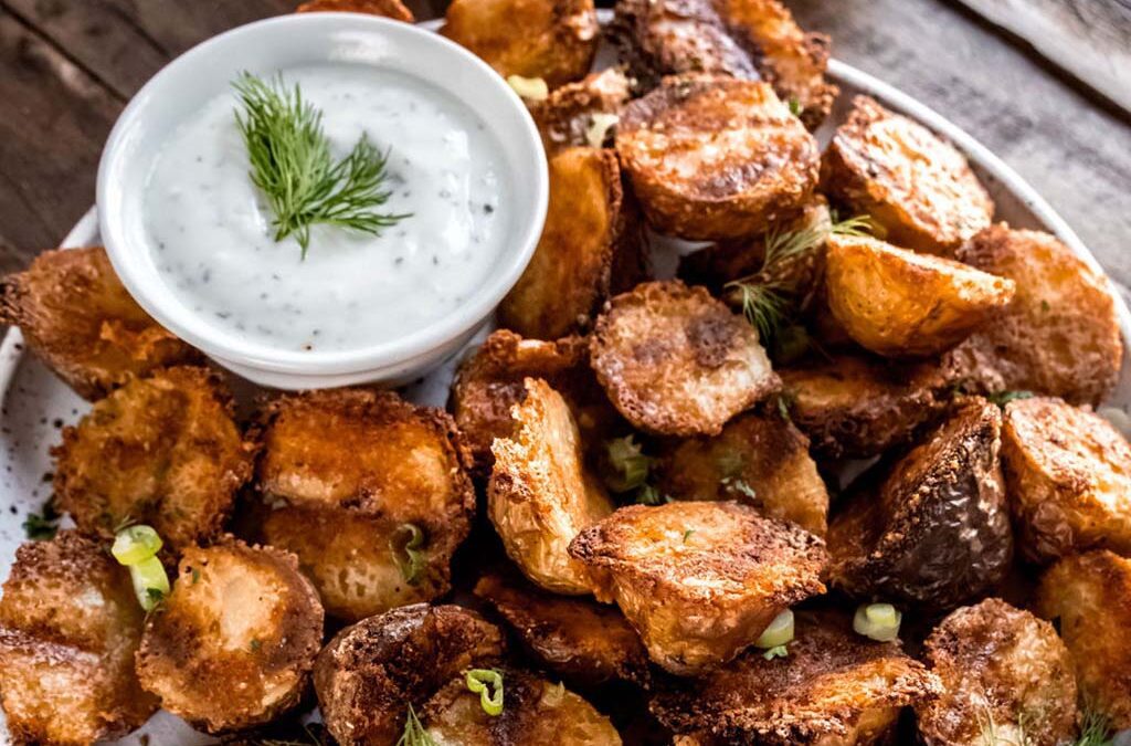 Crispy Parmesan Potatoes