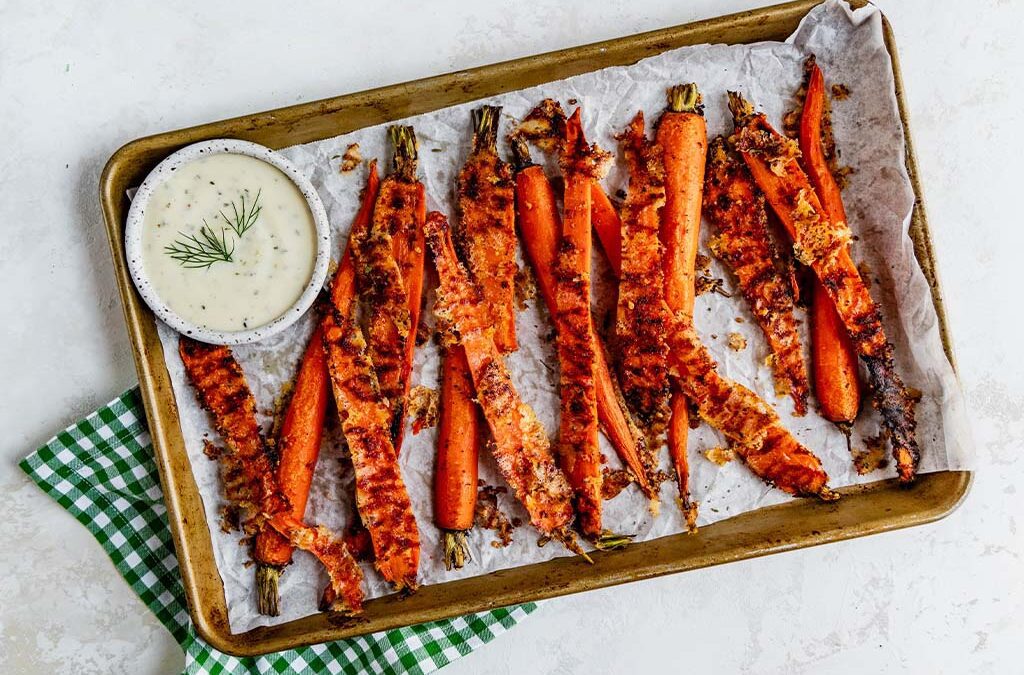 Crispy Parmesan Carrots