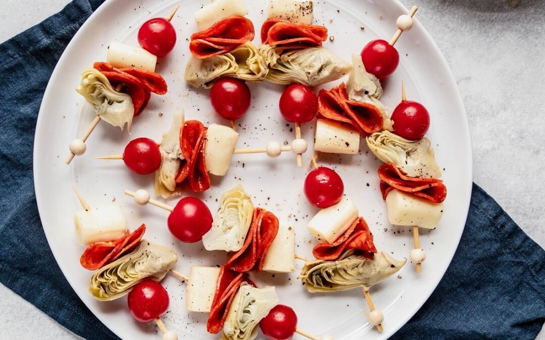 Marinated Antipasto Skewers
