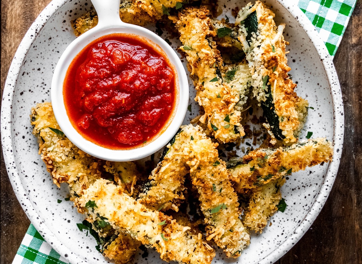 Cheesy Air Fried Zucchini Fries - Kraft Natural Cheese