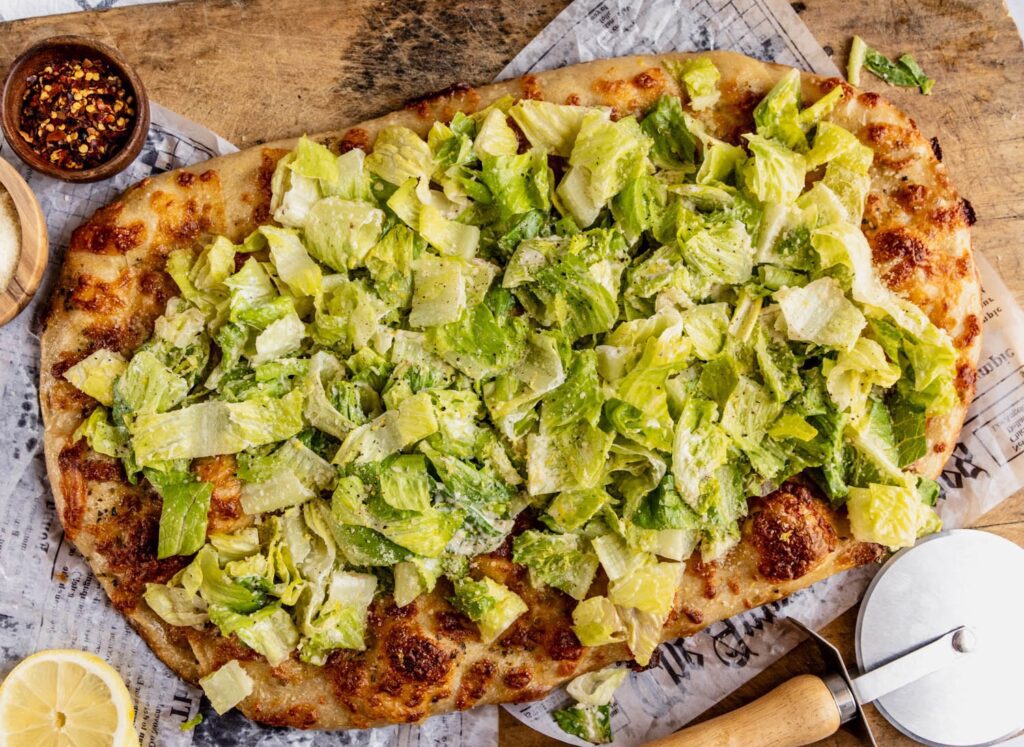 Caesar Salad Pizza