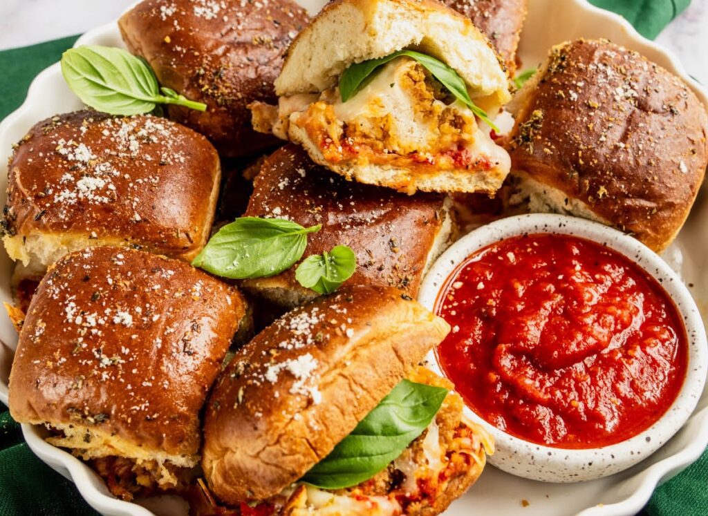 Chicken Parmesan Sliders