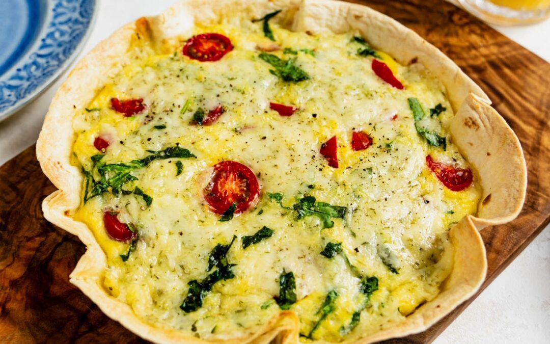 Tortilla Quiche Bake
