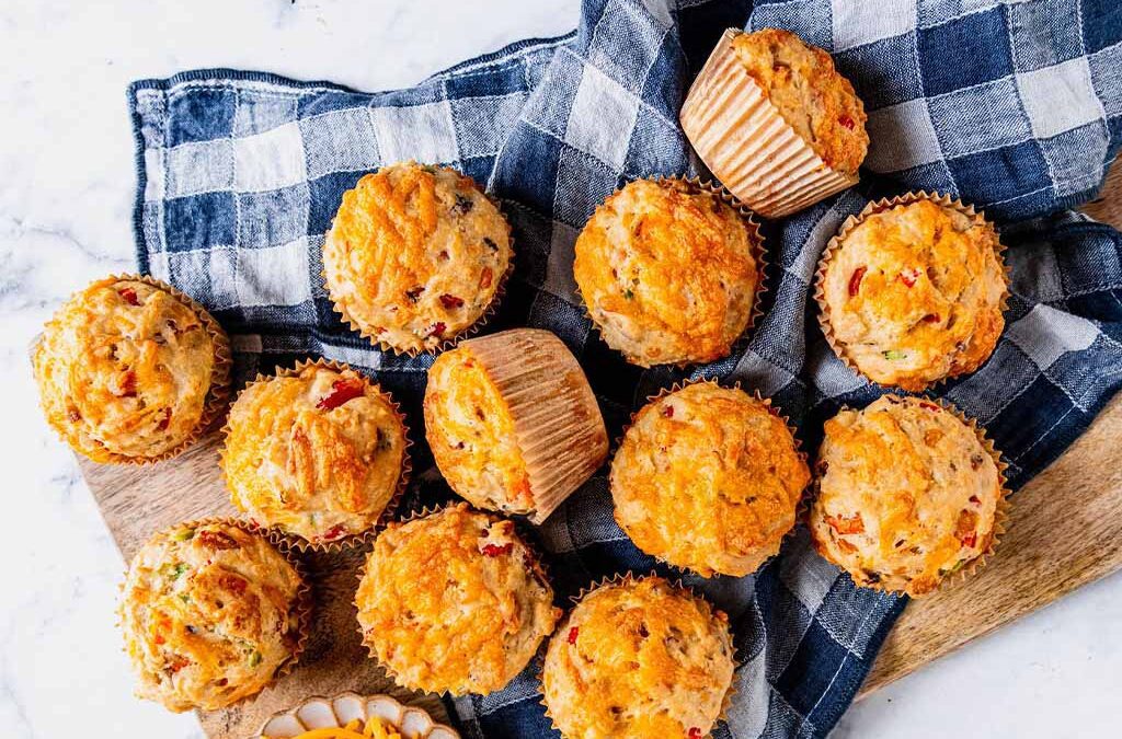 Bacon and Cheddar Muffins