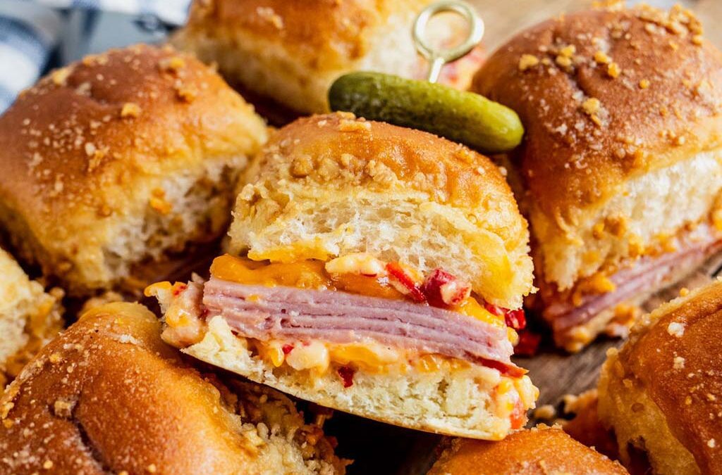 Pimento Cheese and Ham Sandwiches