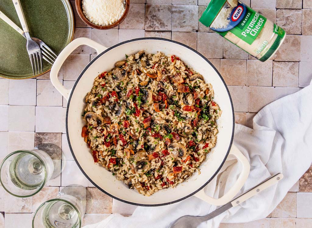 Sun-Dried Tomato-Bacon Risotto