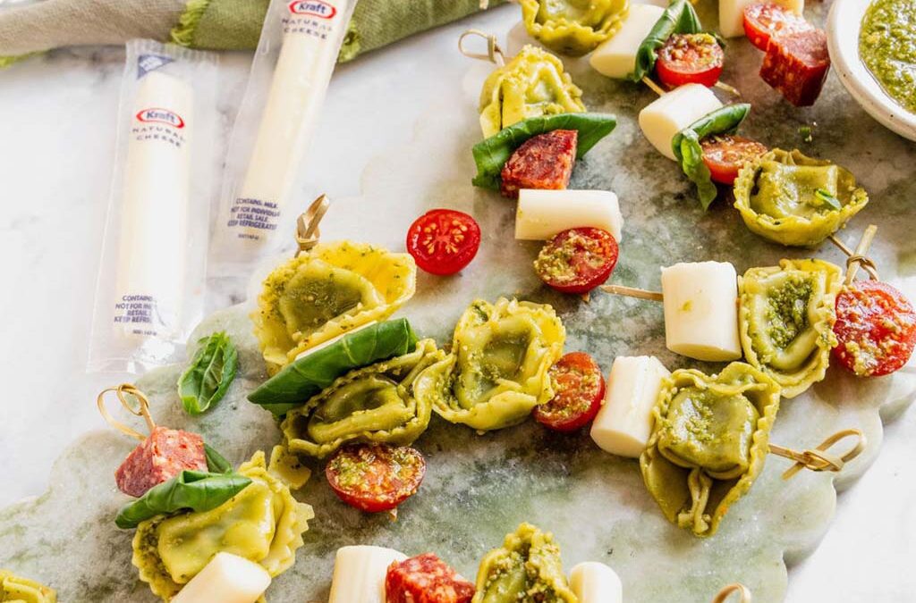 Tortellini Salad Bite Skewers