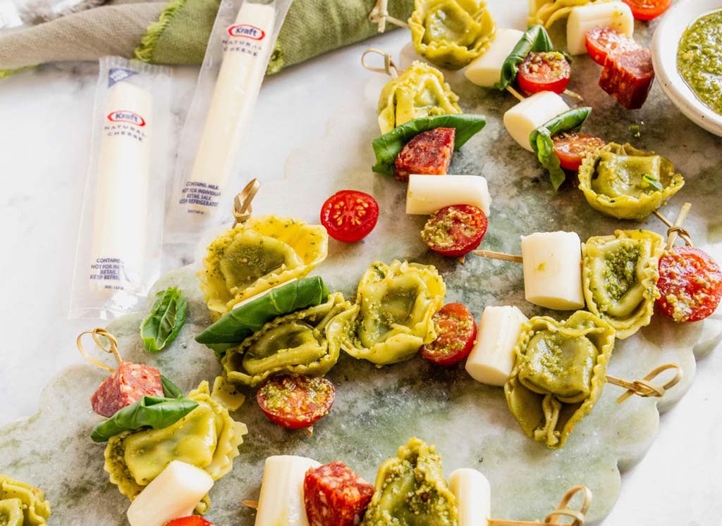 Tortellini Salad Bite Skewers