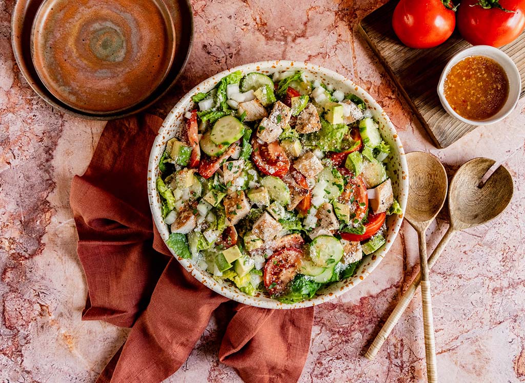 Grilled Chicken, Avocado & Sweet Onion Salad