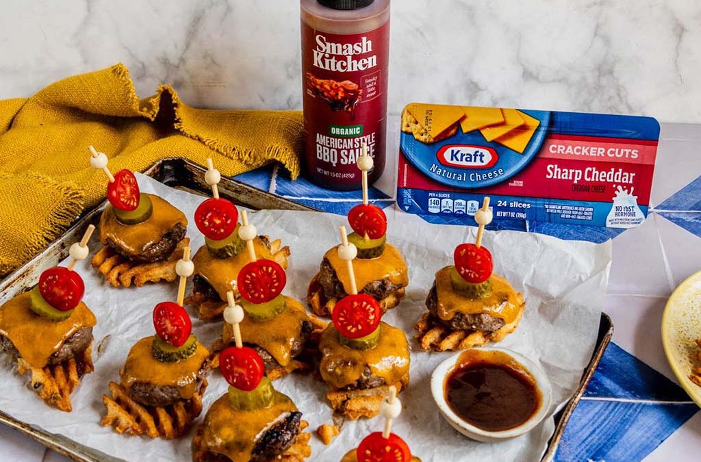 Mini Cheeseburgers and Fries