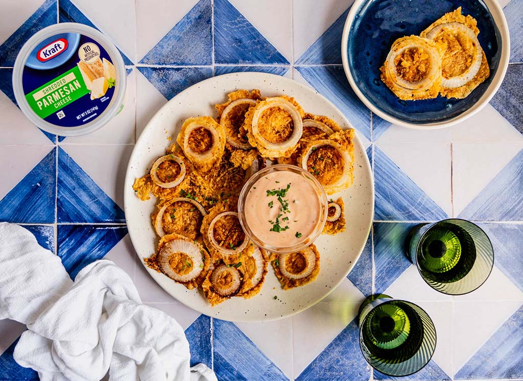 Parmesan Onion Ring Chips