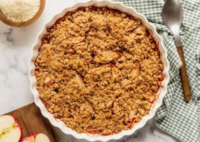Parmesan Apple Crisp
