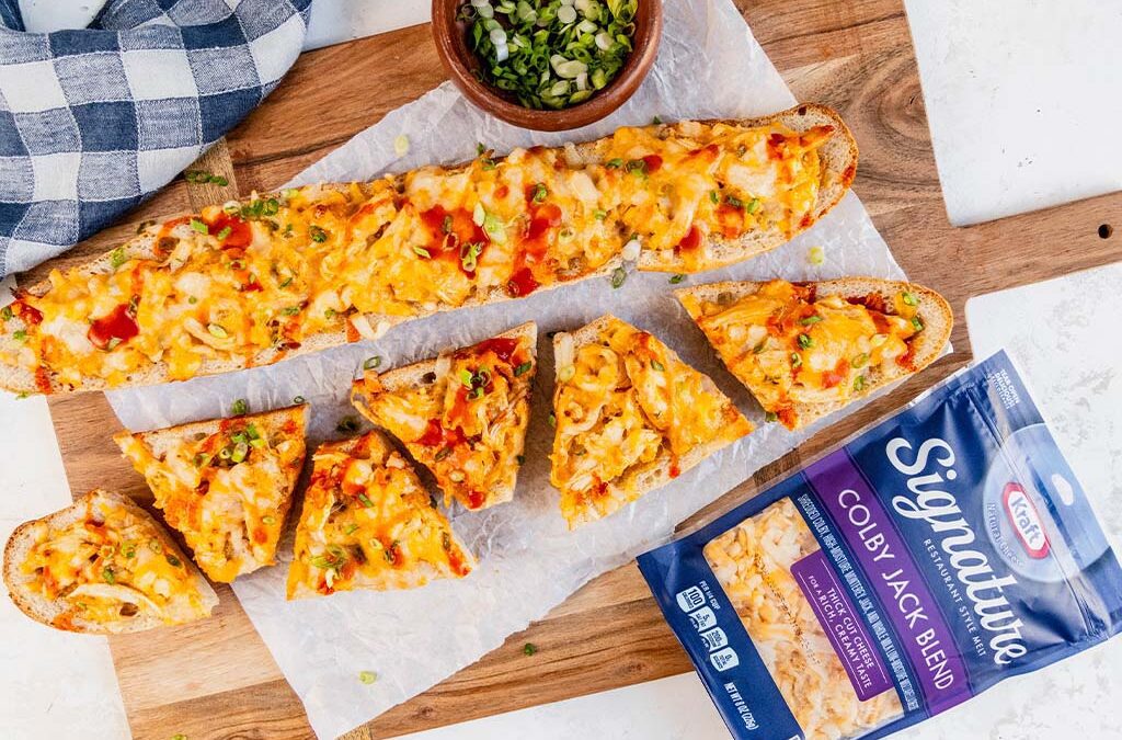 Cheesy Stuffed Buffalo Chicken Bread