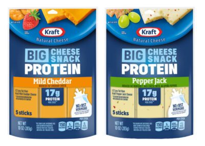 Kraft Natural Cheese Debuts High Protein Cheese Sticks