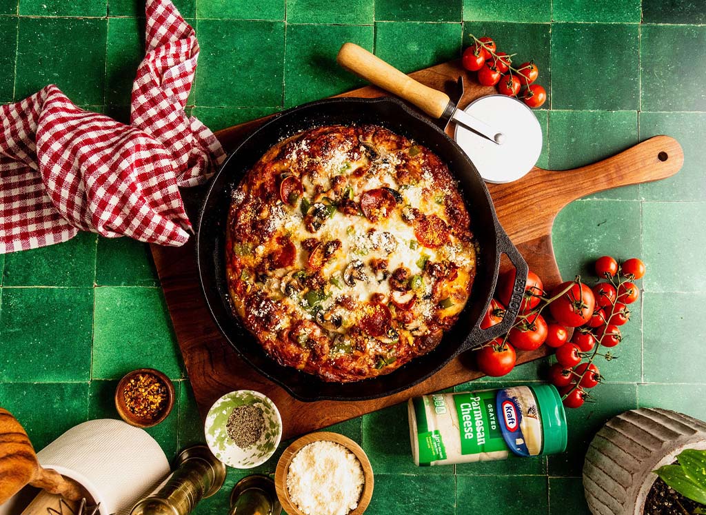 Cast-Iron Supreme Pizza